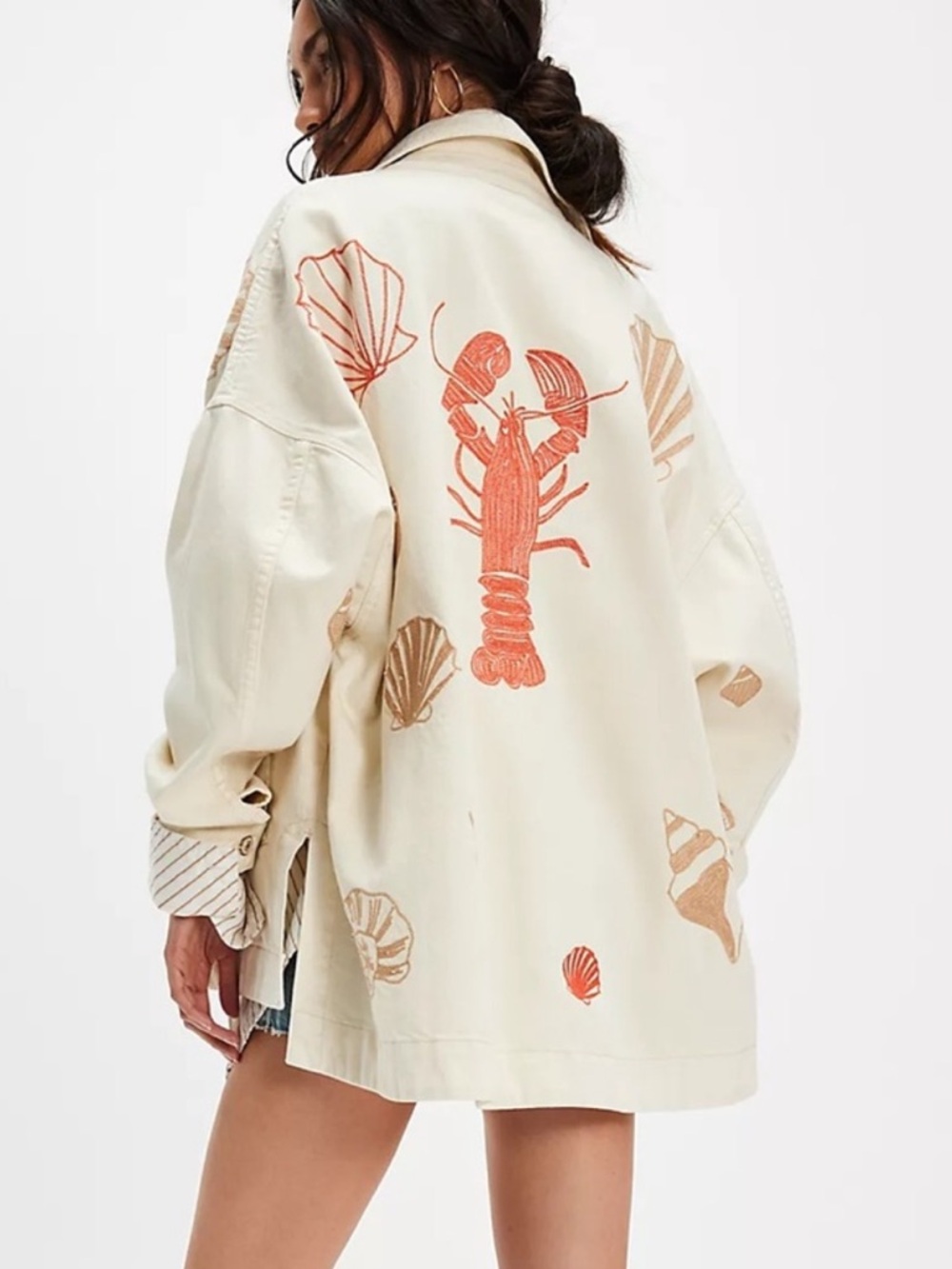 NWT Free people We The Free Madison City Embroidered Jacket